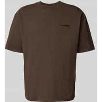 Oversized T-shirt met labelstitching