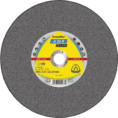 Doorslijpschijven 230 x 2,5 x 22,23 mm voor metaal 25 stuks