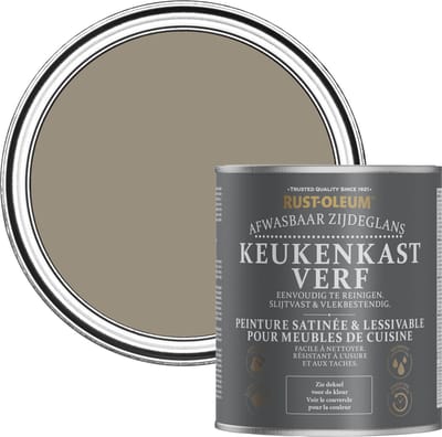 Rust-Oleum Bruin Keukenkastverf Zijdeglans - Cacao 750ml
