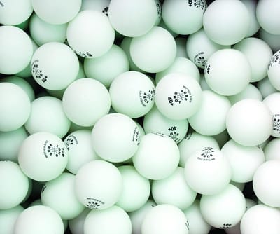 144 Tafeltennisballen Wit 40mm - Bulk Oefenballen voor Training en Recreatie