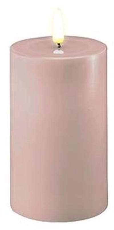 Deluxe Homeart kaars - Rose kleur - Stijlvolle was kaars voor binnenshuis