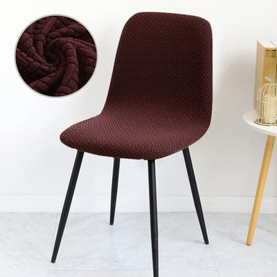 Moderne stoelhoezen Elastische schelp stoelhoes Kleine maat Stretch kantoor stoelhoes voor banket woonkamer 1 Piece