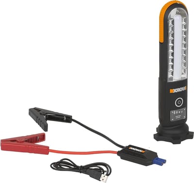 Draadloze Batterijstarter - Booster Jumpstarter - Auto Starten - Met LED en SOS - 12000mAh - Zwart