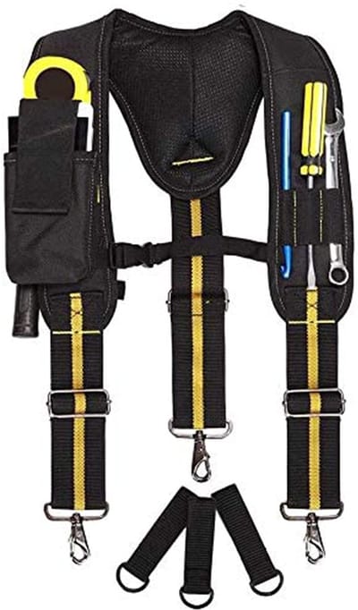 Dailygoods - Y-vormige Gereedschapsgordel - Stevige Toolriem - Multi-pockets - Elektricien Gereedschapsysteem - Handig en Duurzaam - Geschikt voor Ele...