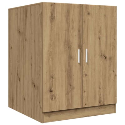 vidaXL - Wasmachinekast - 70,5x71,5x91,5 - cm - artisanaal - eikenkleurig