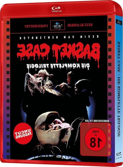 Film Collectie - Horror Trilogie - Film Avond - Drie Films - 1 Disc - Rood