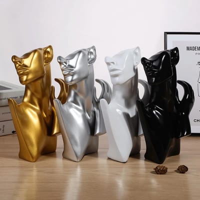 Sieraden Display Hand - Etalagepop Hand - Sieraden Presenteren - Elegante Hars Vorm - 21 x 27 cm - Zilver