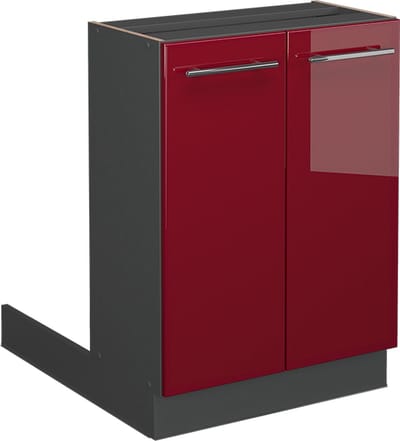 Vicco Fame-Line Keukeneiland – 60 cm zonder werkblad Bordeauxrode hoogglans