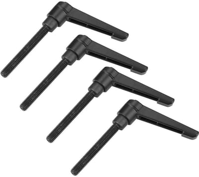 Dailygoods- Klemhendel Roestvrij Staal - Verstelbare Handgreep - Anticorrosie - Handvat - 4 Stuks - 60mm Schroefstang