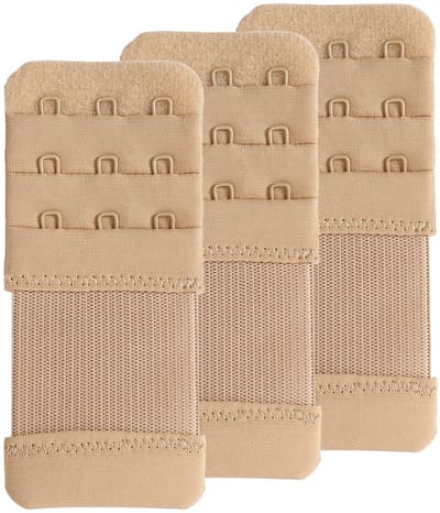 Dailygoods- Beha-extender Zacht - 2/3 Haakjes - Verstelbare Lengte - Comfortabel - Flexibel - Geschikt voor de meeste maten - Bh-verlenger