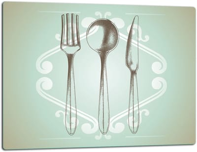 TMK ArtDeko - Snijplank - Inductie Compatibel - Glas - 52x40 cm