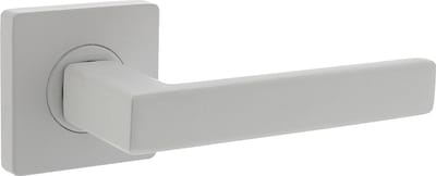 Intersteel Deurkruk Hera op vierkante rozet 55x55x10 mm wit