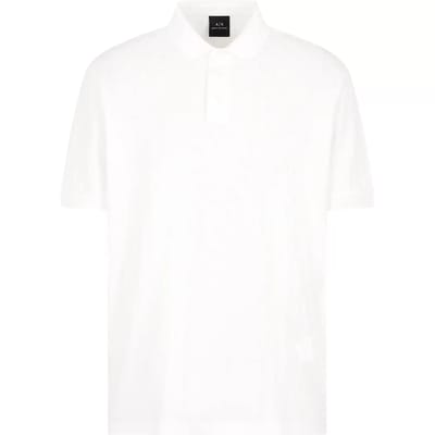 Armani Exchange Xm000219_af10337 Korte Mouw Poloshirt Wit XL Man