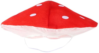 Dailygoods- Feesthoed Grappige Paddenstoel - Feesthoedjes - Hoofddeksel - Verjaardag - Cosplay - Comfortabel Stof - Paddenstoelhoed