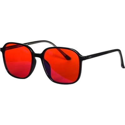 SHINU Blauwlichtfilter Bril met Rode Glazen voor Slaap Anti Blauwlicht Bril Gaming Bril met Oranje Getinte Glazen red