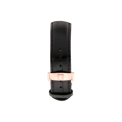Tissot Le Locle Automatisch Mechanisch Uurwerk 30m Waterbestendig Horloge 39,3 mm Zwarte Wijzerplaat Roestvrijstalen Kast Leren Band T006.428.36.058.01 Black Dial beige