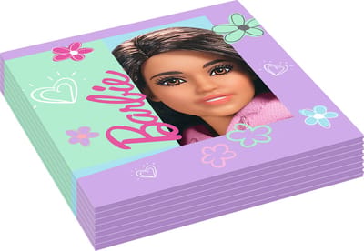 RIETHMULLER - 20 papieren servetten Barbie Sweet Life 33 x 33 cm