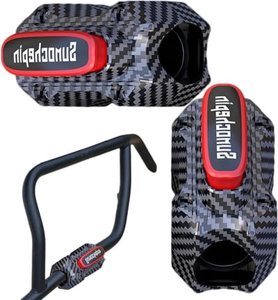 Motor Krase Beschermers - Val Beugels - Motor Beschermen - Schokabsorberend Frame - 2 Stuks - Carbon Fiber Rood