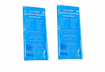 Rojafit - Hot/Cold pack - 9 x 16 cm.- KLEIN - Herbruikbaar - Flexibel coolpack / icepack / gelpack - Voordeelset a 2 Stuks!!