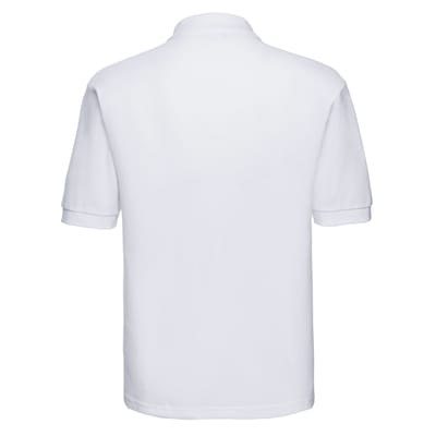Russell Heren Polycotton Pique Poloshirt (Wit)