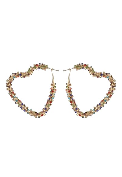 Margot Bardot Candy Heart Oorbellen Multicolor