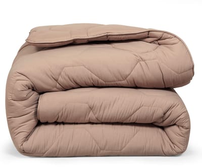 DoubleDry 2 in 1 Dekbed 200x220 - Tweepersoons wasbaar dekbed zonder overtrek - taupe xl