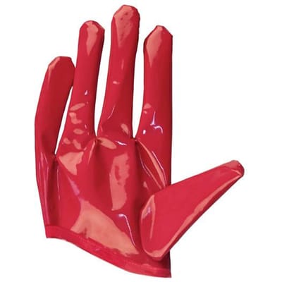 Sexy Dames Pu Halfhandschoenen Kunstleer Punk Danshandschoen Glanzend Elastische Handschoen Cosplay Dienstmeisje Dans Korte Handschoenen Podiumkleding XXL red