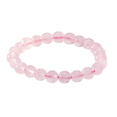 Montebello Armband Lacy - Kralen Rozenquartz - 8mm - Genezend - Rek