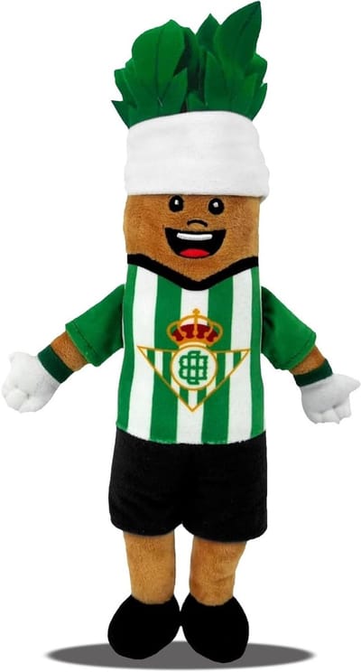 Pluche Beer - Voetbal Fan - Verjaardagscadeau - Officieel Product - 106 Gram - Groen Wit