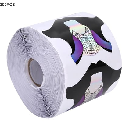 Nail Art Vorm Kleurrijke Acryl Nail Art Vorm Visvormige Nagelverlenging Sticker Manicure gray