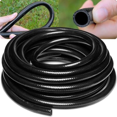 Irrigatie Slang - Druppelslang Tuin - Planten Water Geven - UV Bestendig Flexibel - 50 Voet - Zwart
