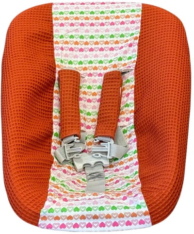 Stokke Tripp Trapp newborn hoes koper brique roest gekleurde hartjes