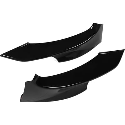 2 stuks Voorbumper Lip Splitter Spoiler Zwart Vervanging voor 3 Serie E92 E93 M Sport 2010-2013 black