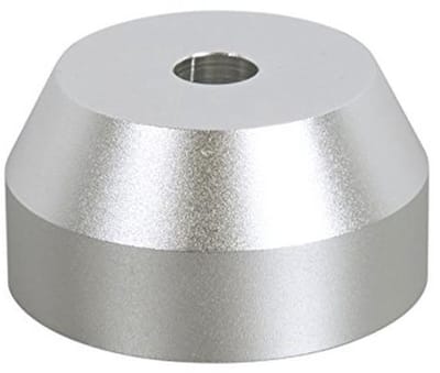 Aluminium Single Puck, Zilver, Voor Hoogwaardig Geluid