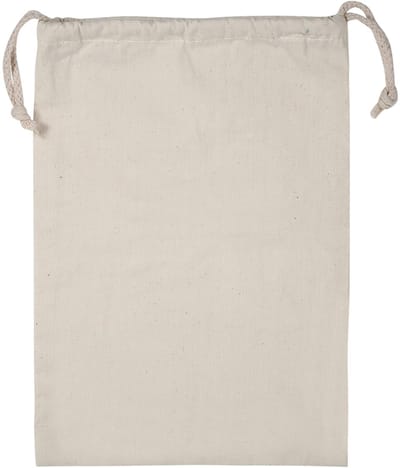 Dailygoods- Stoffen Tas Katoen - Kleine Tas met Trekkoord - Boodschappentas - Groente/Fruit Tas - Opbergzak - Duurzaam Milieuvriendelijk Katoen - Opbergtas
