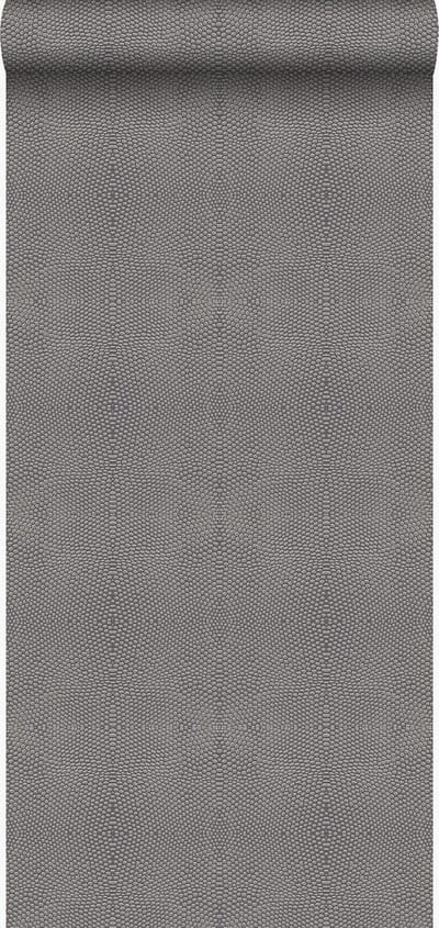 Origin Wallcoverings behang dierenhuidprint donkerbruin - 53 cm x 10.05 m - 347311