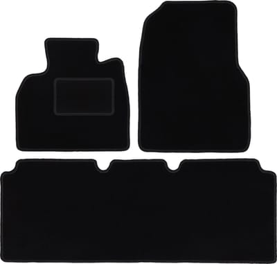 Zwarte veloursmatten voor: Renault Espace IV minivan (2002-2014)