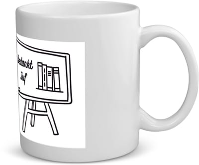 Bedankt juf Mok met opdruk Docent cadeau - Meester en juffen dag - cadeautjes - Juffendag cadeau - cadeau Juf - einde schooljaar - afscheid- 350 ML inhoud