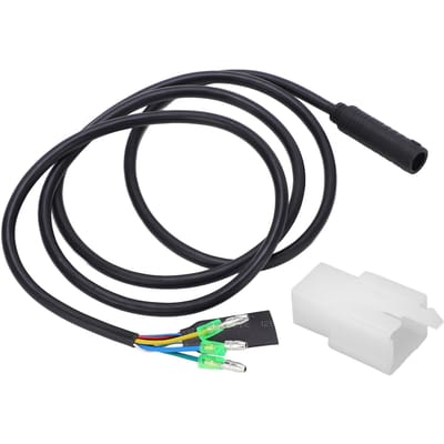 Adaptateur Moteur Vélo Électrique 1300mm Étanche Tête Femelle Fiche 9 Broches Accessoires Moteur Vélo Électrique black