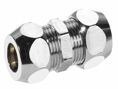 Schlösser Armaturen JS Dubbele knelkoppeling, DN12, 1/2'' x 12mm, verchroomd, 0018941512001