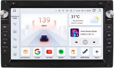Autoradio met bluetooth - Carplay - Voor VW Golf 4, Passat, Polo, Transporter T5, Multivan, Seat Jetta - Geschikt voor Apple en Android - Stereo - Navigatie - Navigatiesysteem auto - 6GB 64GB - 7"