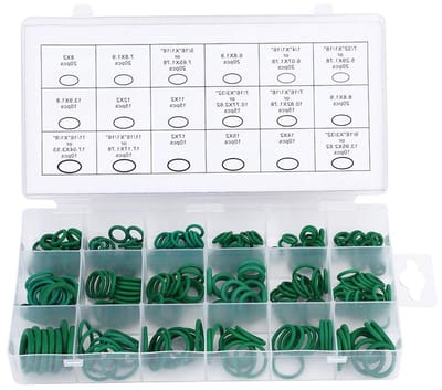 O Ring Set van 270 Stukken - Hoge Temperatuur Bestendige Sealing Rubber Ringen voor Luchtdrukreparatie, Sanitair en Waterdichtheid