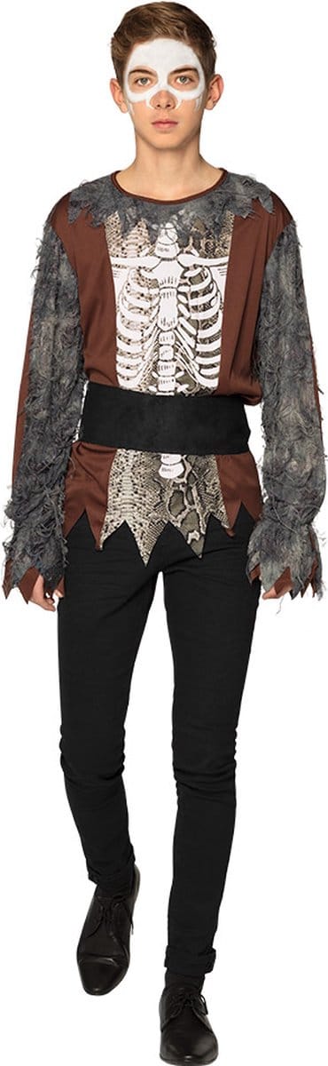 Boland - Tienerkostuum Baron Samedi - Multi - 10-16 jaar - Volwassenen - Voodoo