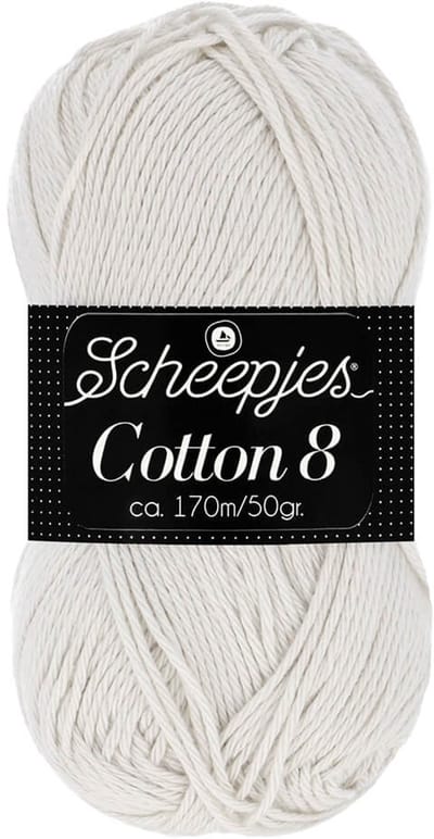 Scheepjes Cotton 8 50g - 700 Grijs