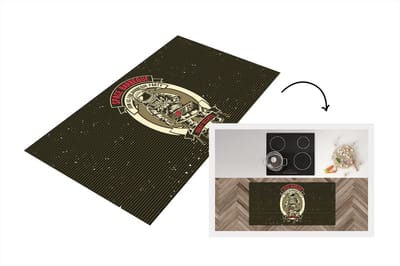 Keukenloper - Loper keuken - Vintage - Astronaut - BBQ - 120x60 cm - Keukenloper vinyl