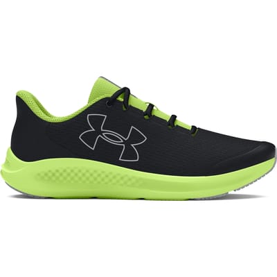 Under Armour Gs Charged Pursuit 3 Big Logo Hardloopschoenen Groen EU 38 Jongen
