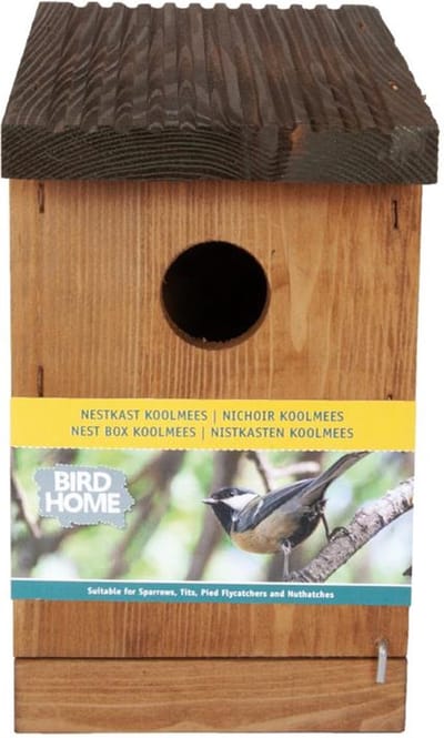 Bird Home Nestkast - Geschikt voor Mussen en Mezen - Vogelhuisje
