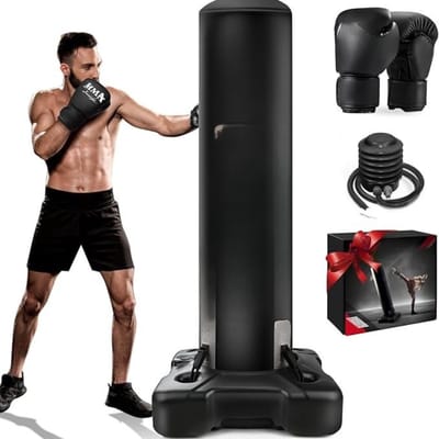 MMP® Bokspaal - Fitness - Zwart - 50cm x 50cm x 50cm