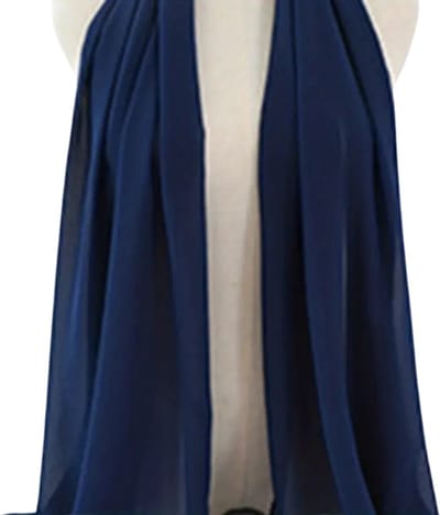Bovista Hoofddoek - Hijab - Dames - Abaya - Sjaal - Islamitische Kleding - Moslim Kleding - Alhamdulillah - Marineblauw
