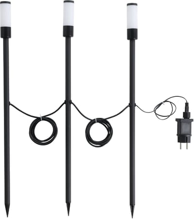 EGLO Zancaro 1 Grondpin Buiten - LED - 60 cm - Zwart/Wit - RGB